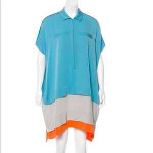 Diane Von Furstenberg Hatsu Silk Shirt Dress